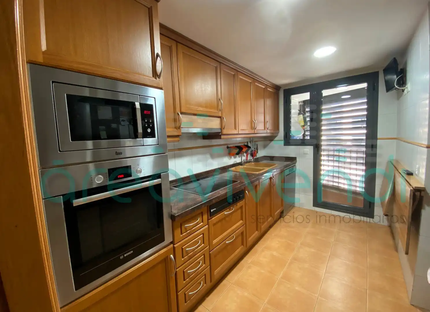 Cocina de Piso en venta en Castellón de la Plana / Castelló de la Plana con Aire acondicionado y Balcón