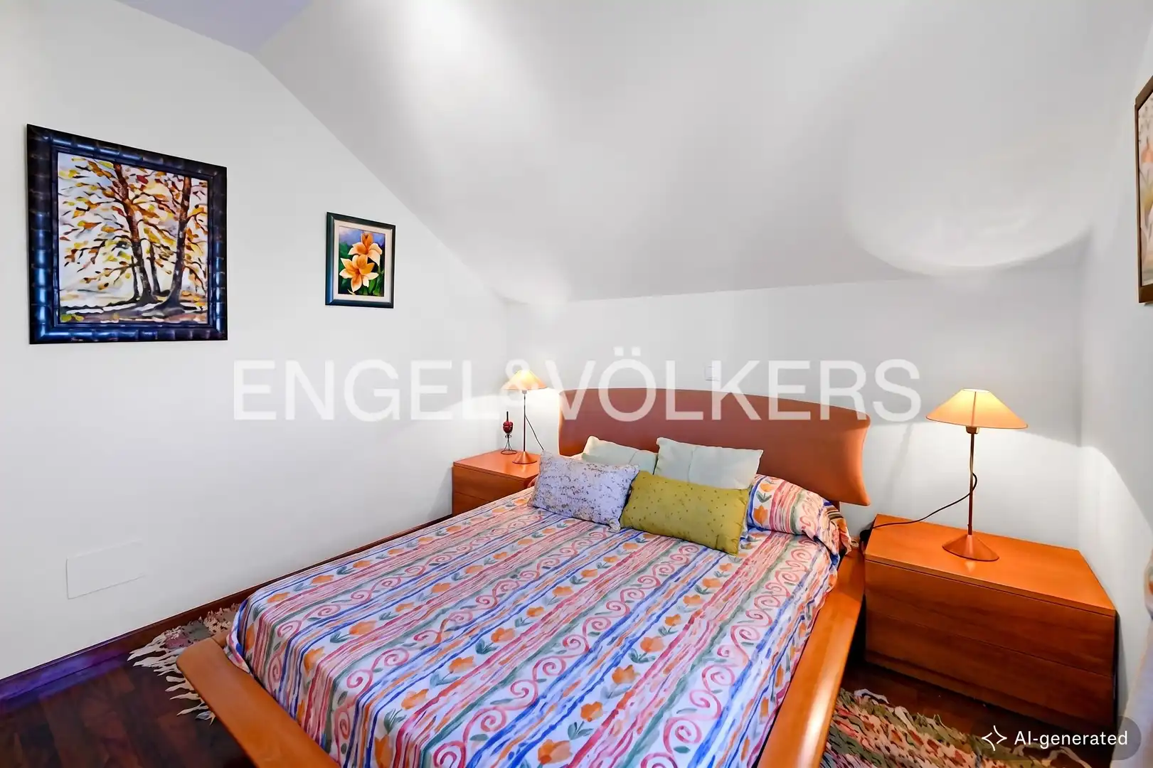 Habitación de Casa o chalet en venta en Santa Cruz de Bezana con Aire acondicionado, Calefacción y Jardín privado