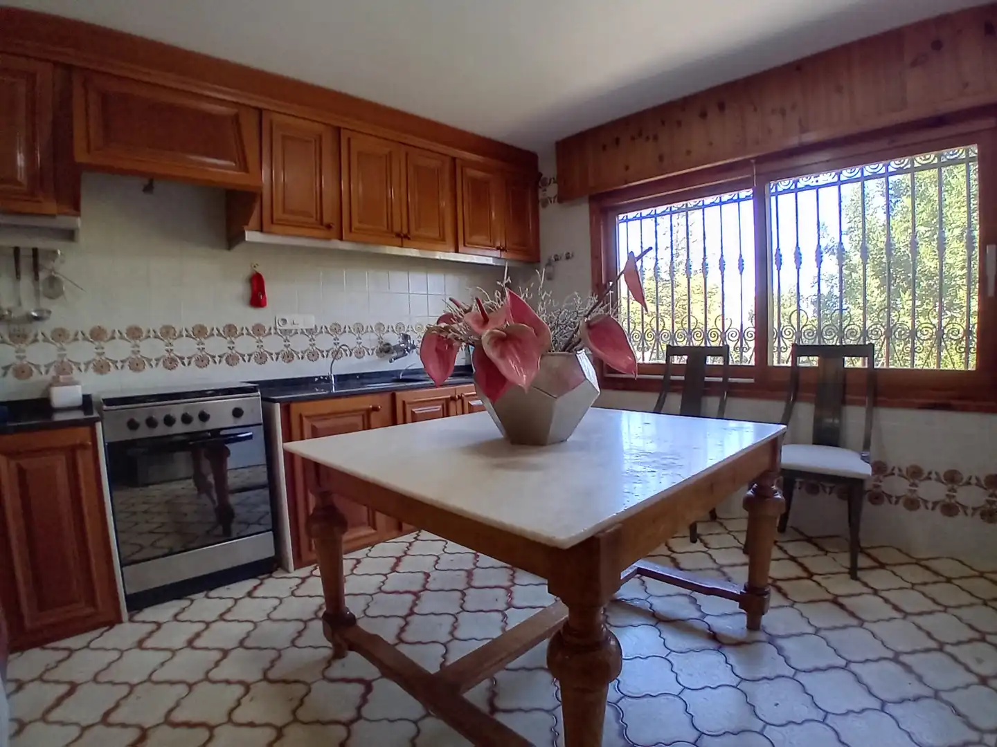 Cocina de Casa o chalet en venta en Macastre con Aire acondicionado, Jardín privado y Terraza