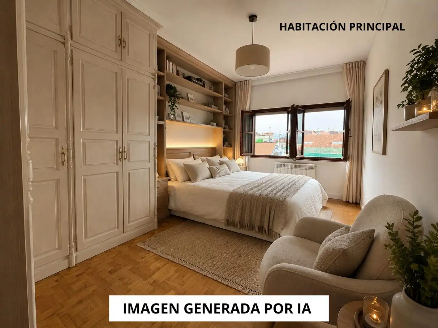 Bedroom of Flat for sale in Torrelavega   with Heating and Parquet flooring