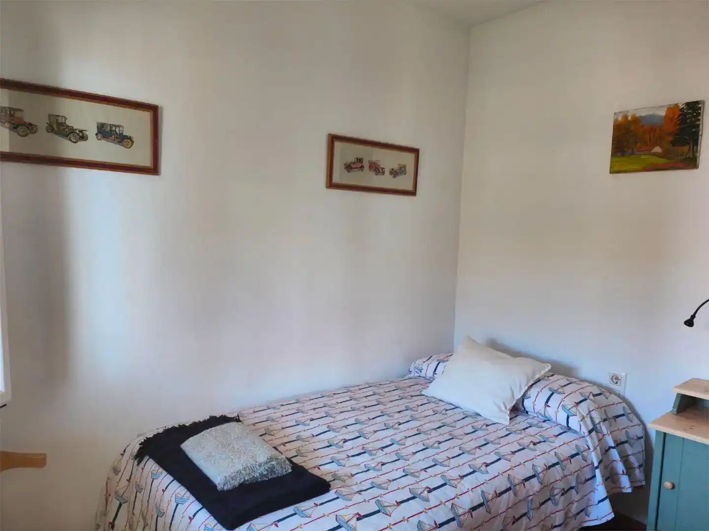 Bedroom of Flat for rent in Sitges  with Air Conditioner, Parquet flooring and Storage room