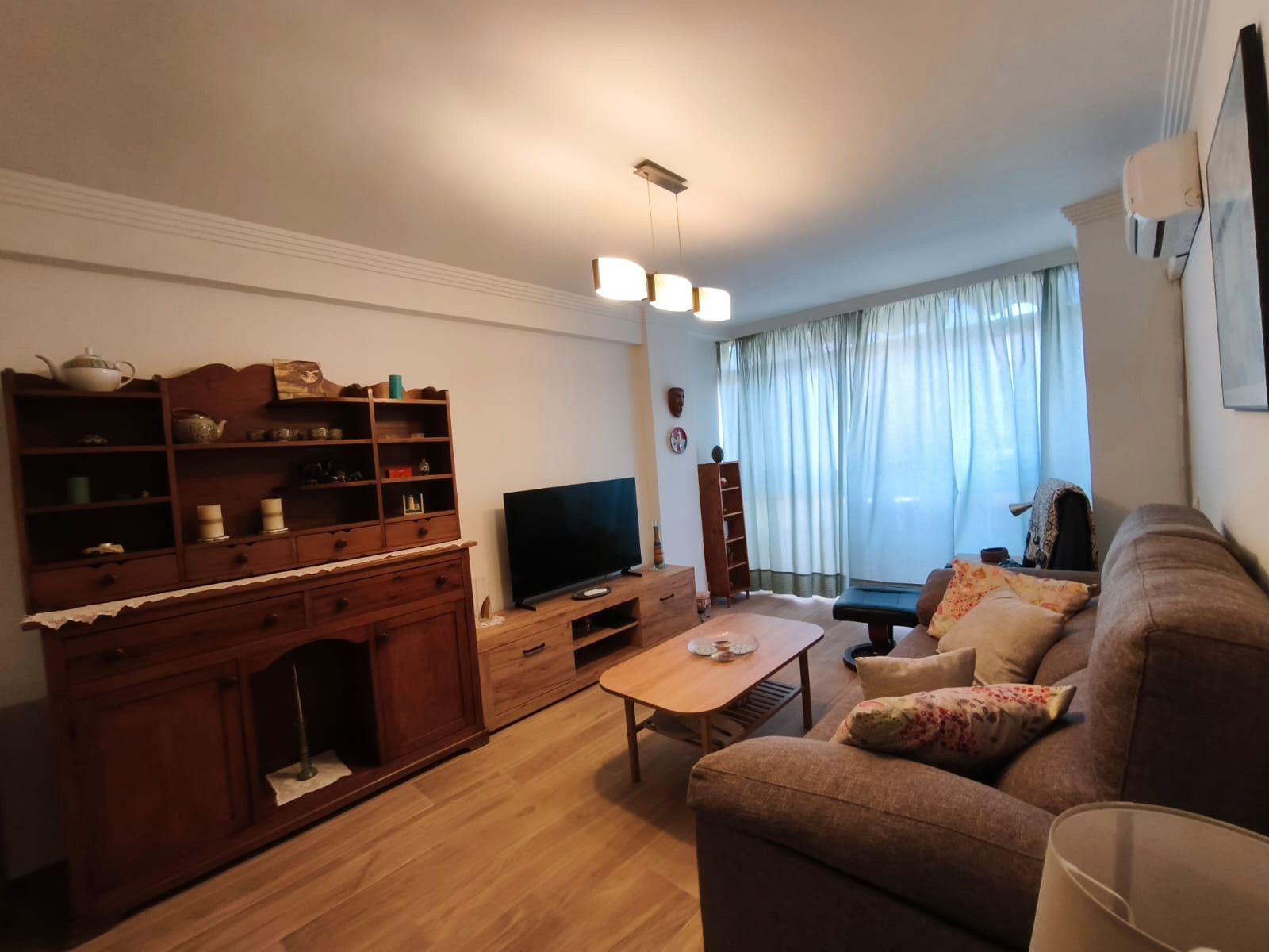 Living room of Flat to rent in Málaga Capital  with Furnished and Washing machine