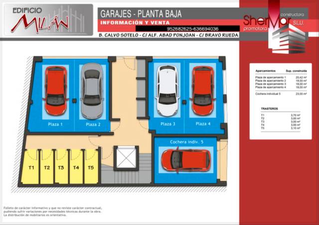 Garaje en Venta en N/A en Calvo Sotelo