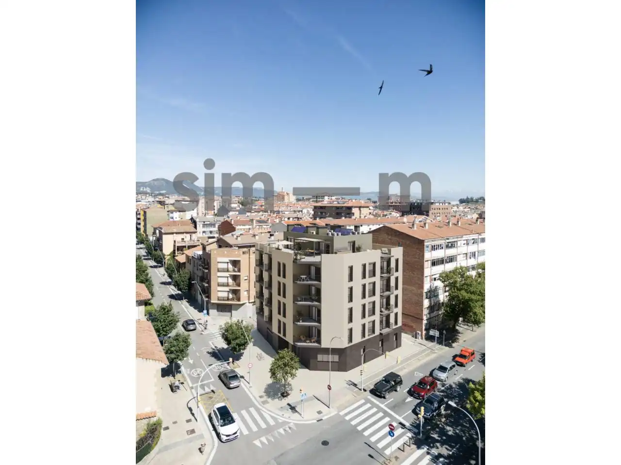 Exterior view of Flat for sale in Vic  with Air Conditioner, Heating and Terrace