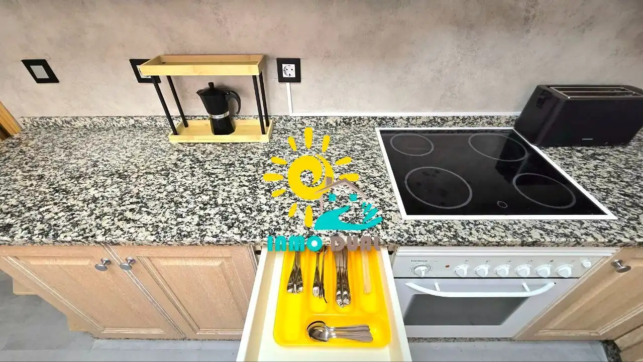 Cuina de Apartament de lloguer en Badajoz amb Aire condicionat, Calefacció i Moblat