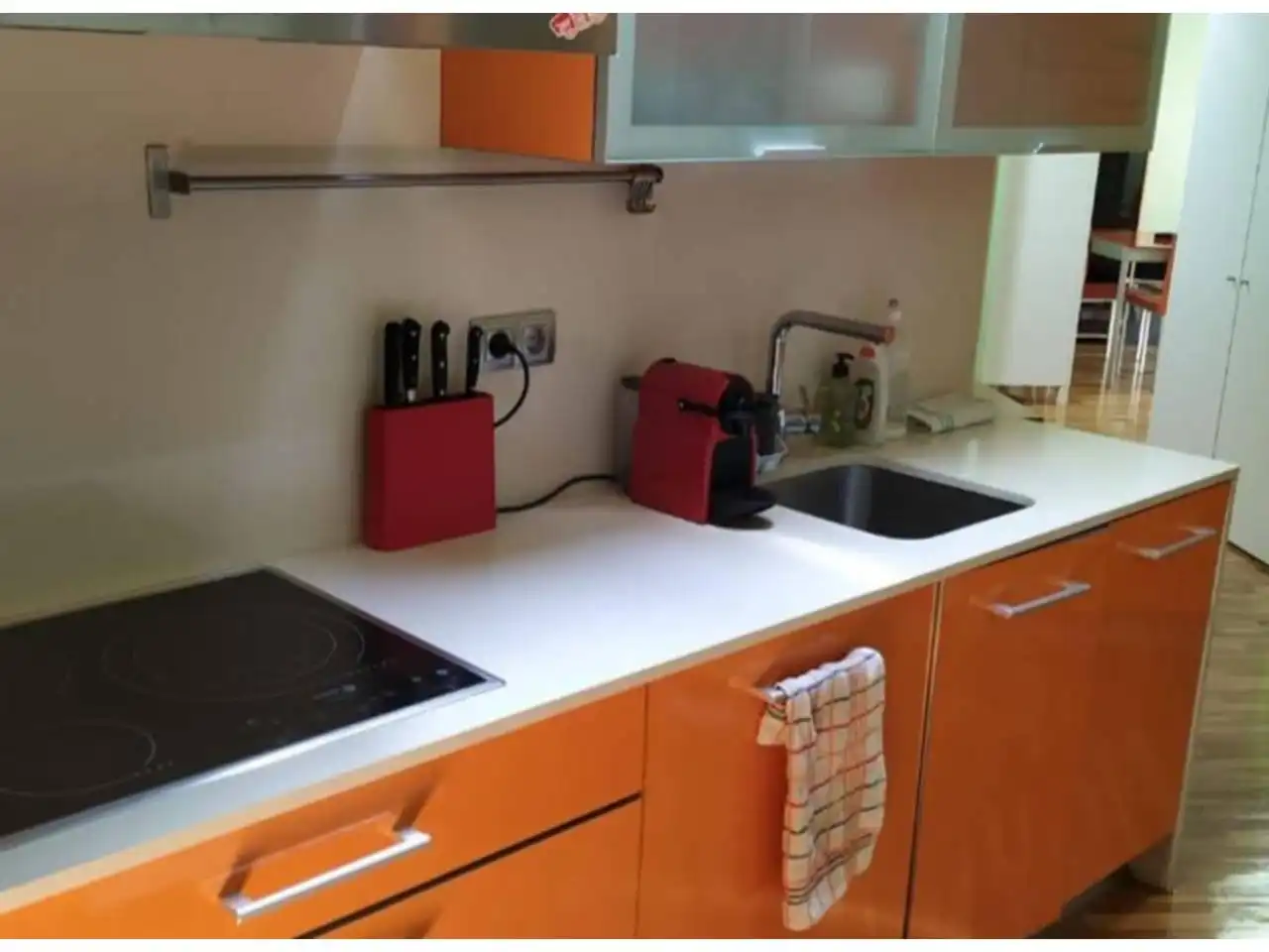 Kitchen of Duplexes for sale in Ourense Capital   with Air Conditioner, Heating and Storage room