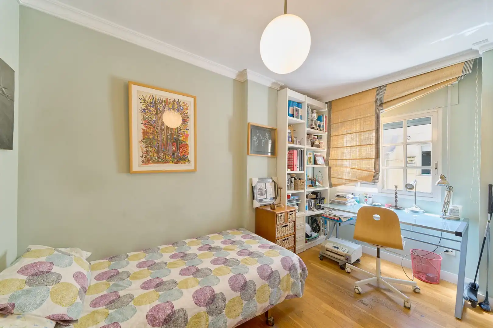 Schlafzimmer von Dachboden zum Verkauf in Málaga mit Klimaanlage und Terrasse