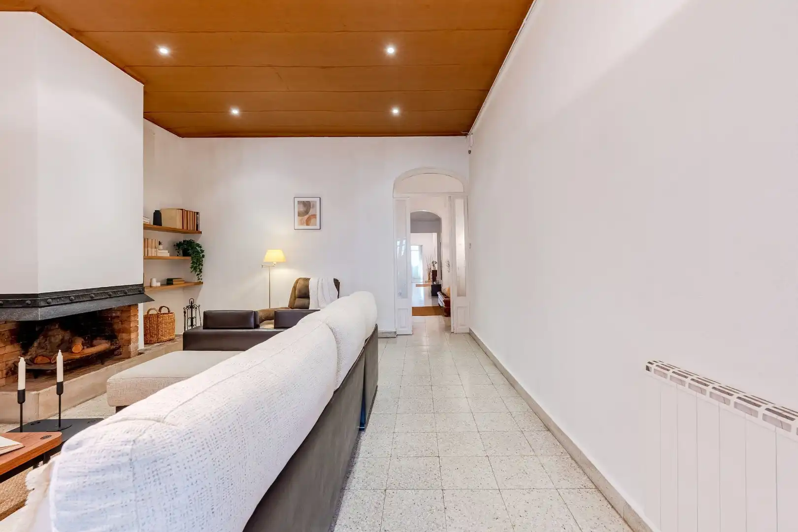 Sala de estar de Piso en venta en Mataró con Aire acondicionado, Calefacción y Trastero