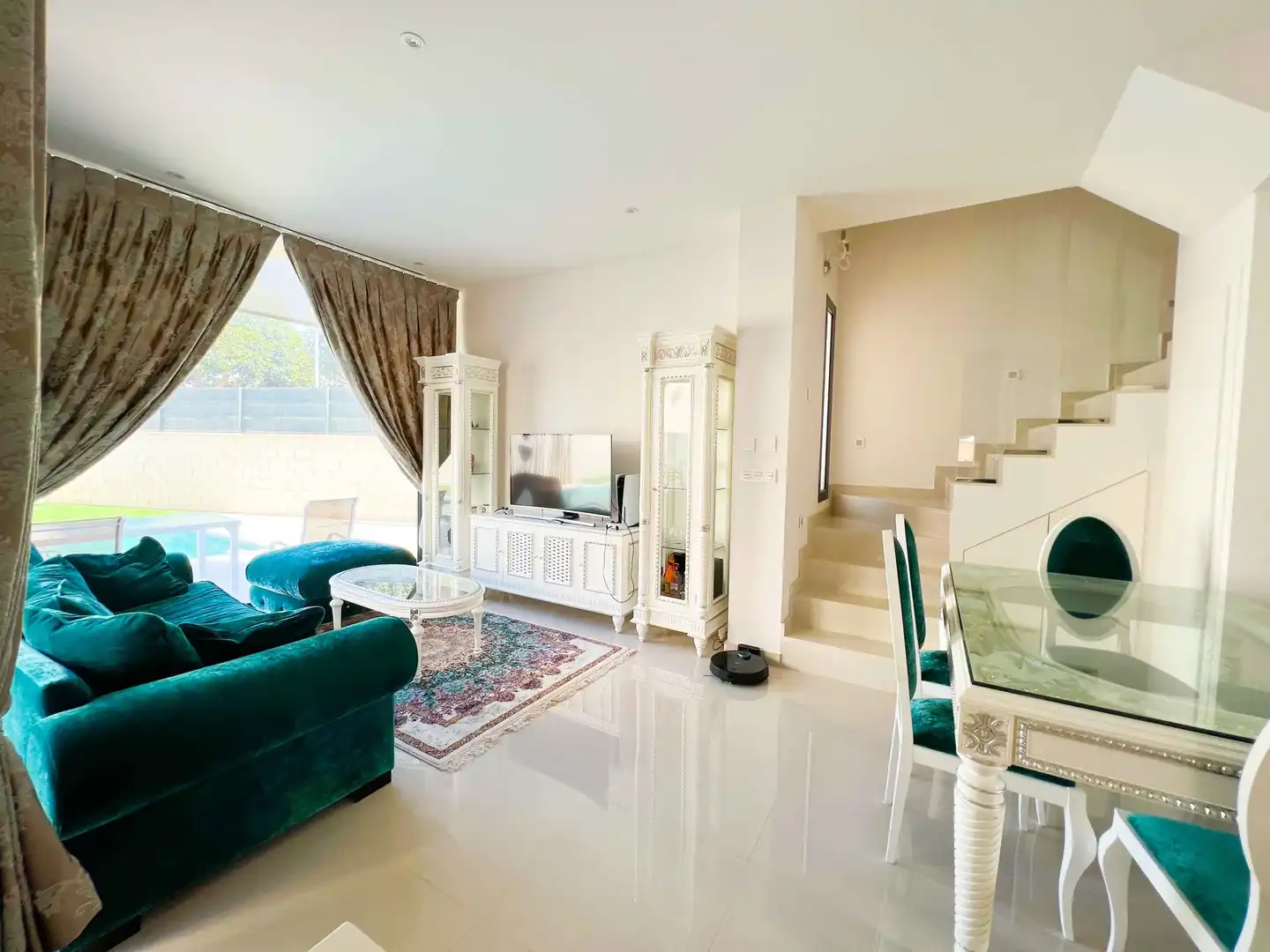 Sala de estar de Casa o chalet en venta en Rojales con Aire acondicionado, Jardín privado y Piscina