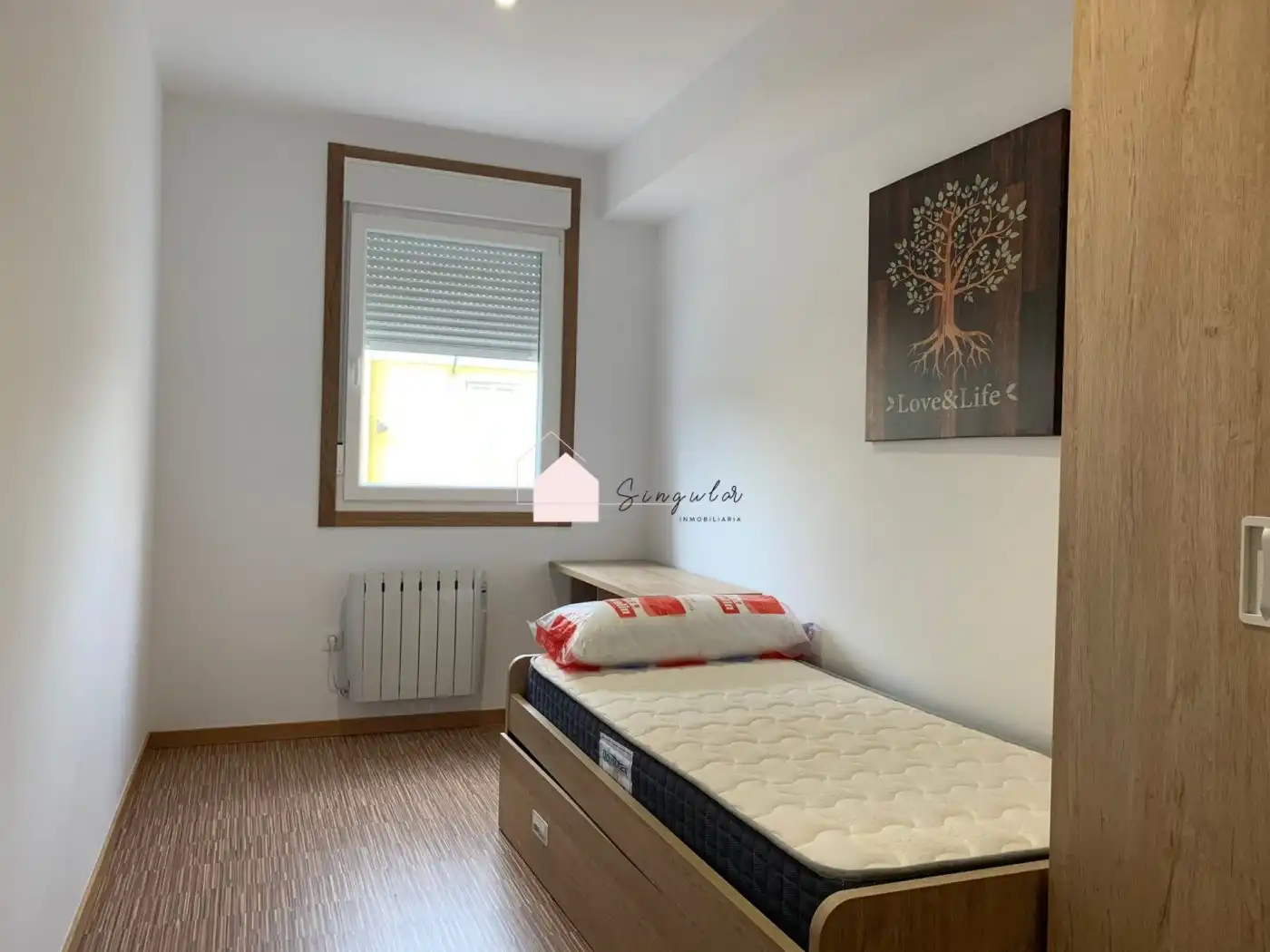 Schlafzimmer von Wohnung zur Miete in Mos mit Heizung, Terrasse und Abstellraum