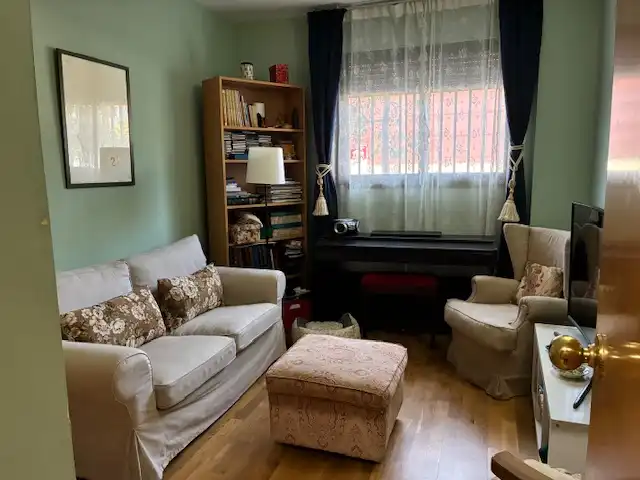 Living room of Flat for sale in Sant Feliu de Llobregat  with Air Conditioner, Heating and Private garden