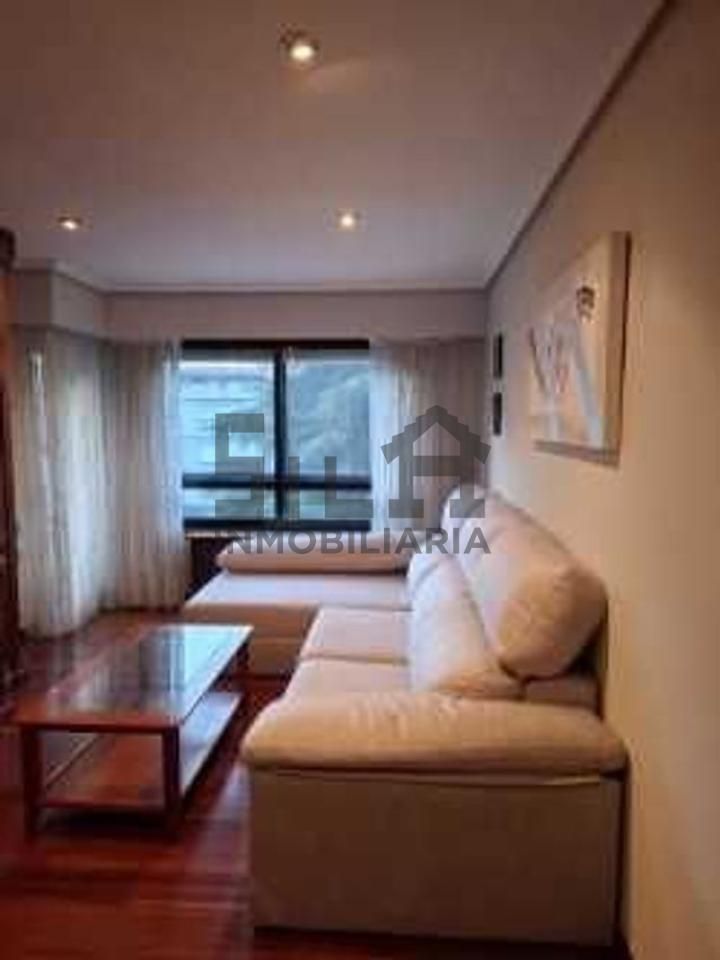 Sala d'estar de Pis de lloguer en Ourense Capital  amb Calefacció, Terrassa i Moblat