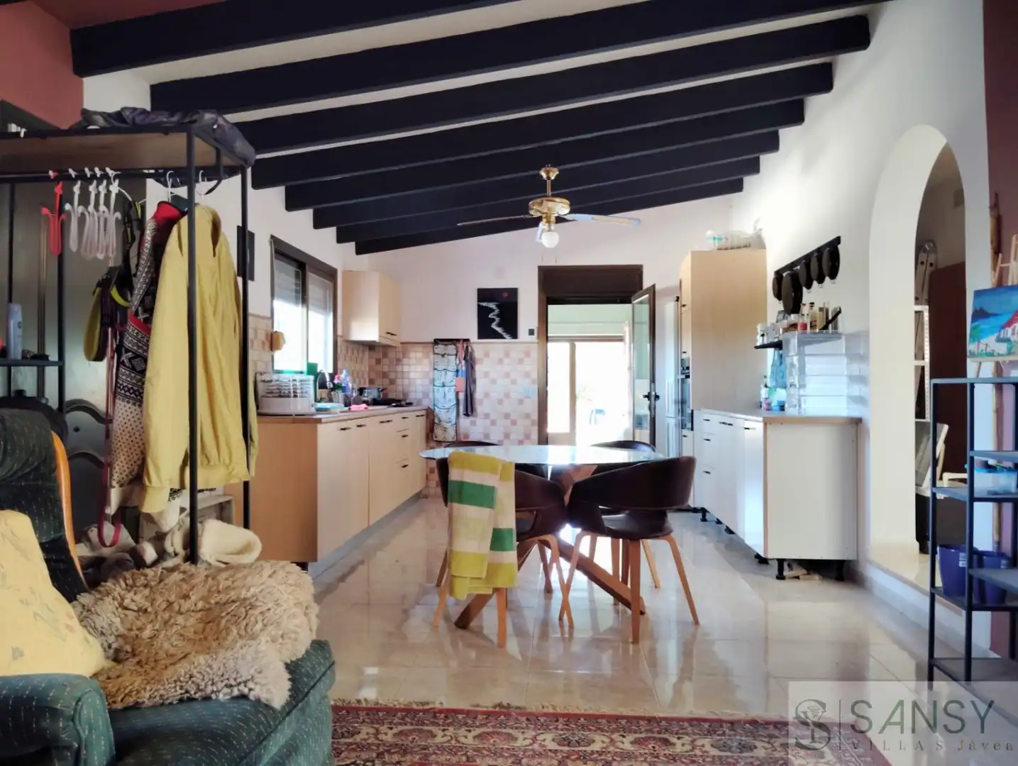Kitchen of Country homes for sale in Moraira  with Air Conditioner, Terrace and Storage room