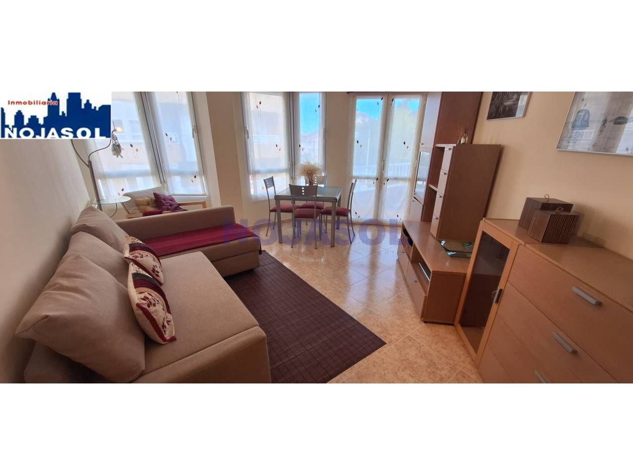 Living room of Apartment to rent in Noja  with Heating, Terrace and Furnished
