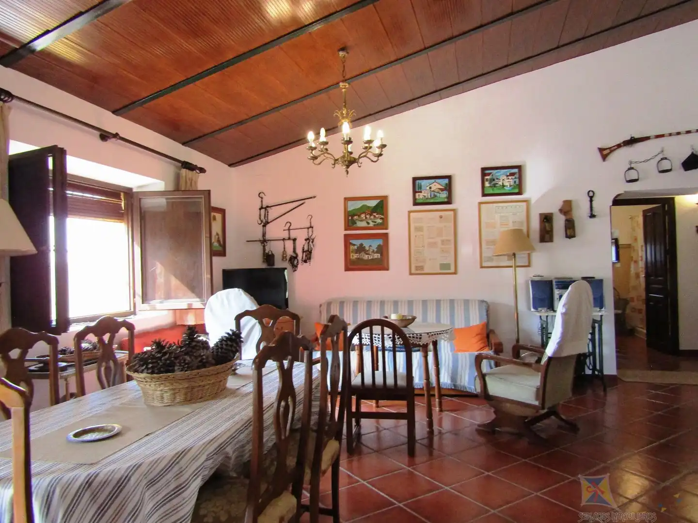 Sala de estar de Finca rústica en venta en Encinasola