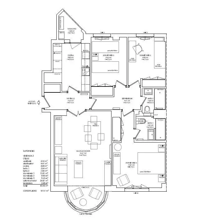 Flat for sale in Primera Fase - Nuevo Tres Cantos