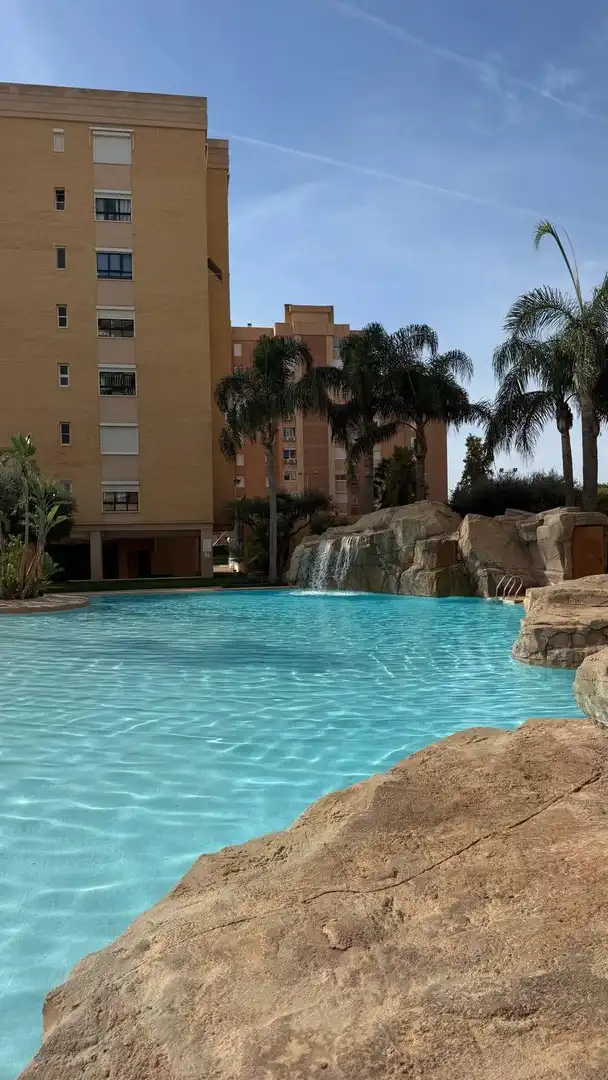Swimming pool of Flat for rent in Playa de San Juan - El Cabo de las Huertas