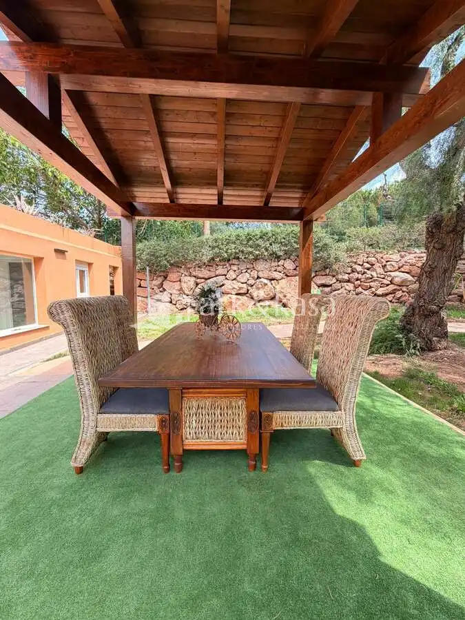 Terraza de Casa o chalet de alquiler en Sagunto / Sagunt con Aire acondicionado, Jardín privado y Terraza
