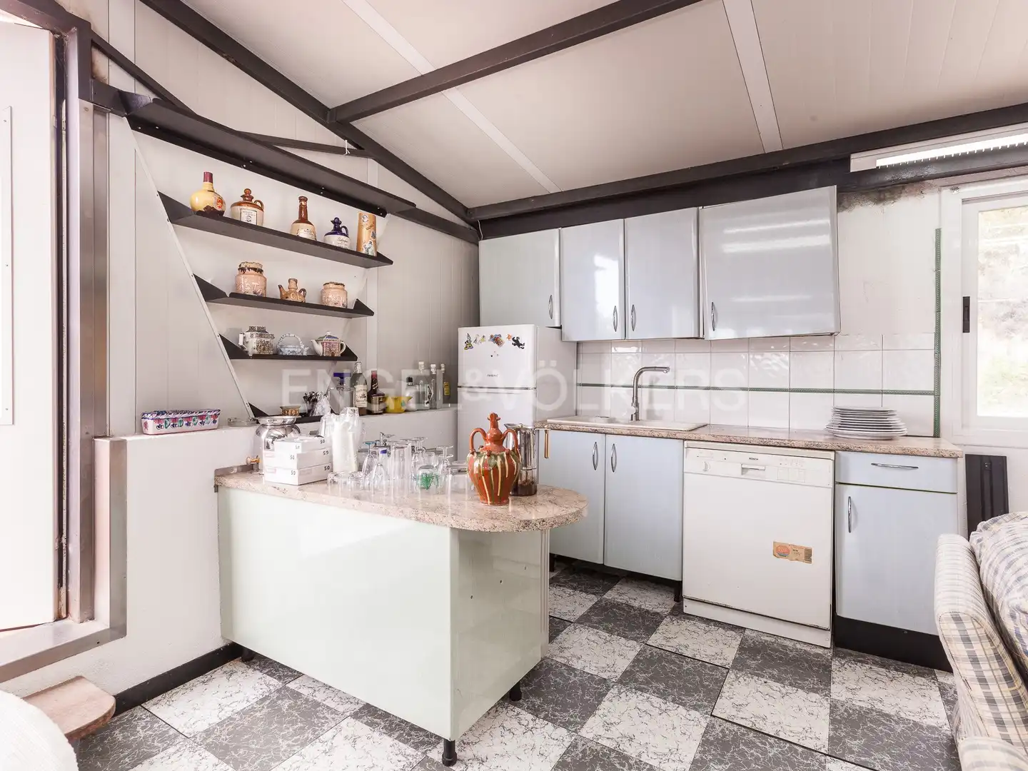Cocina de Casa o chalet en venta en Mataró con Aire acondicionado, Calefacción y Jardín privado