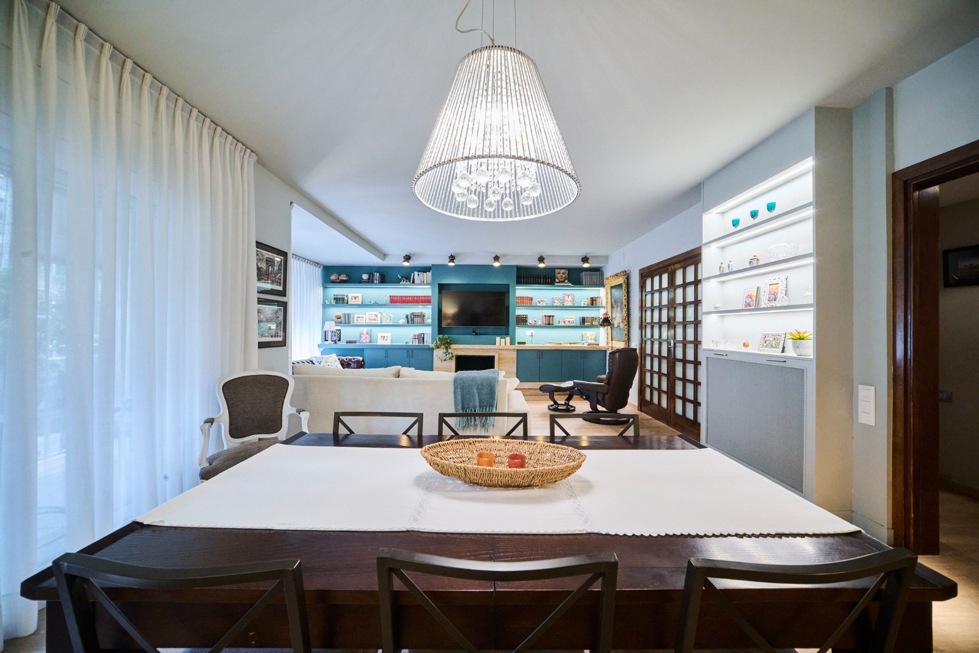 Dining room of Flat for sale in  Barcelona Capital  with Air Conditioner, Heating and Terrace
