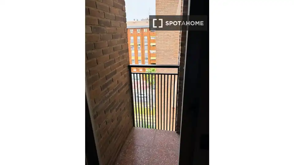 Balcony of Flat for rent in Murcia  with Air Conditioner, Heating and Furnished