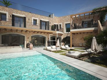Chalet con balcón en venta en Ses Salines Poble