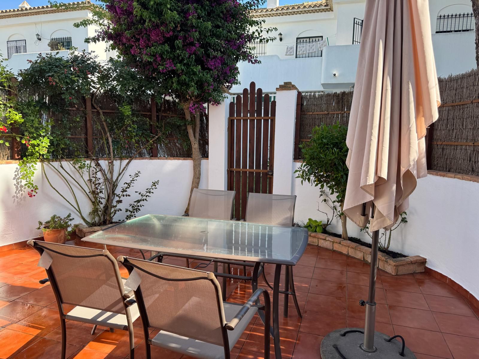 Terrace of Apartment to rent in Chiclana de la Frontera  with Air Conditioner, Furnished and Oven