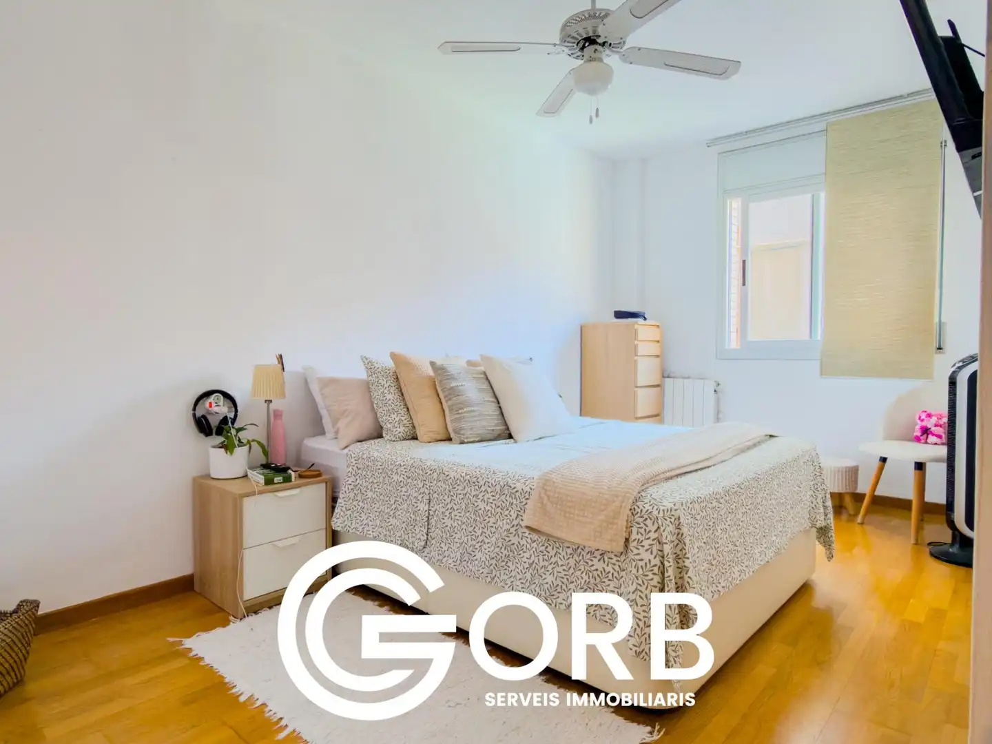 Bedroom of Flat for sale in Mataró  with Air Conditioner, Heating and Private garden