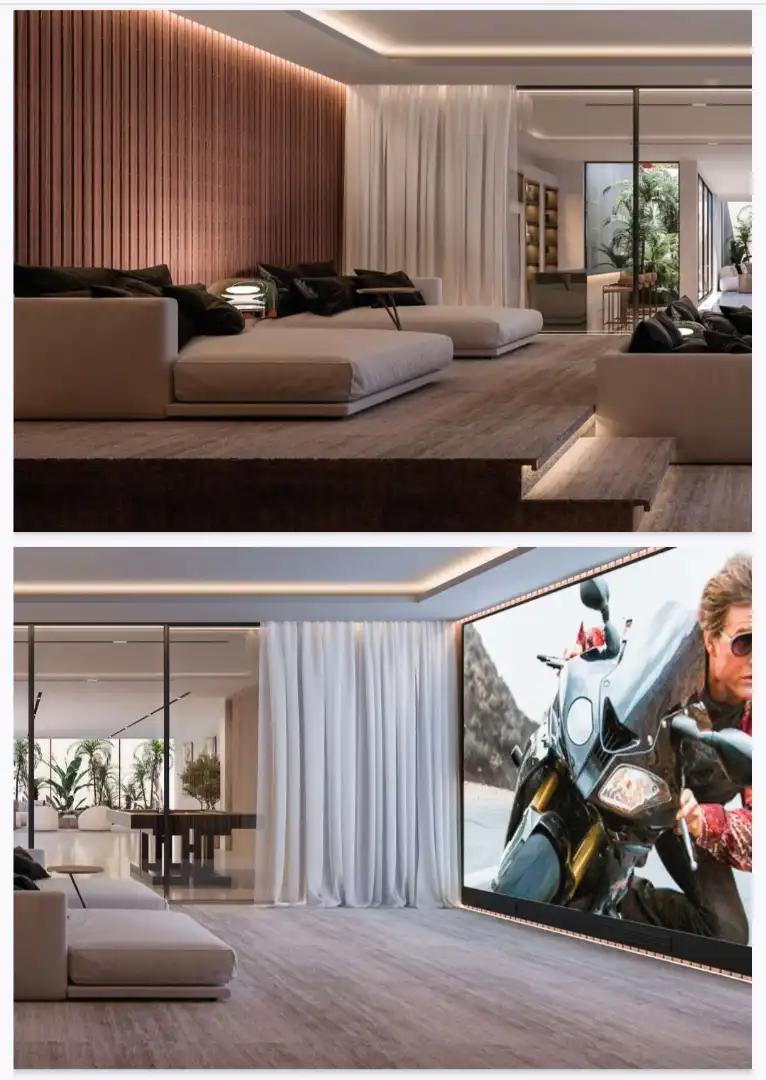 Sala d'estar de Casa o xalet en venda en Marbella amb Aire condicionat, Jardí privat i Terrassa