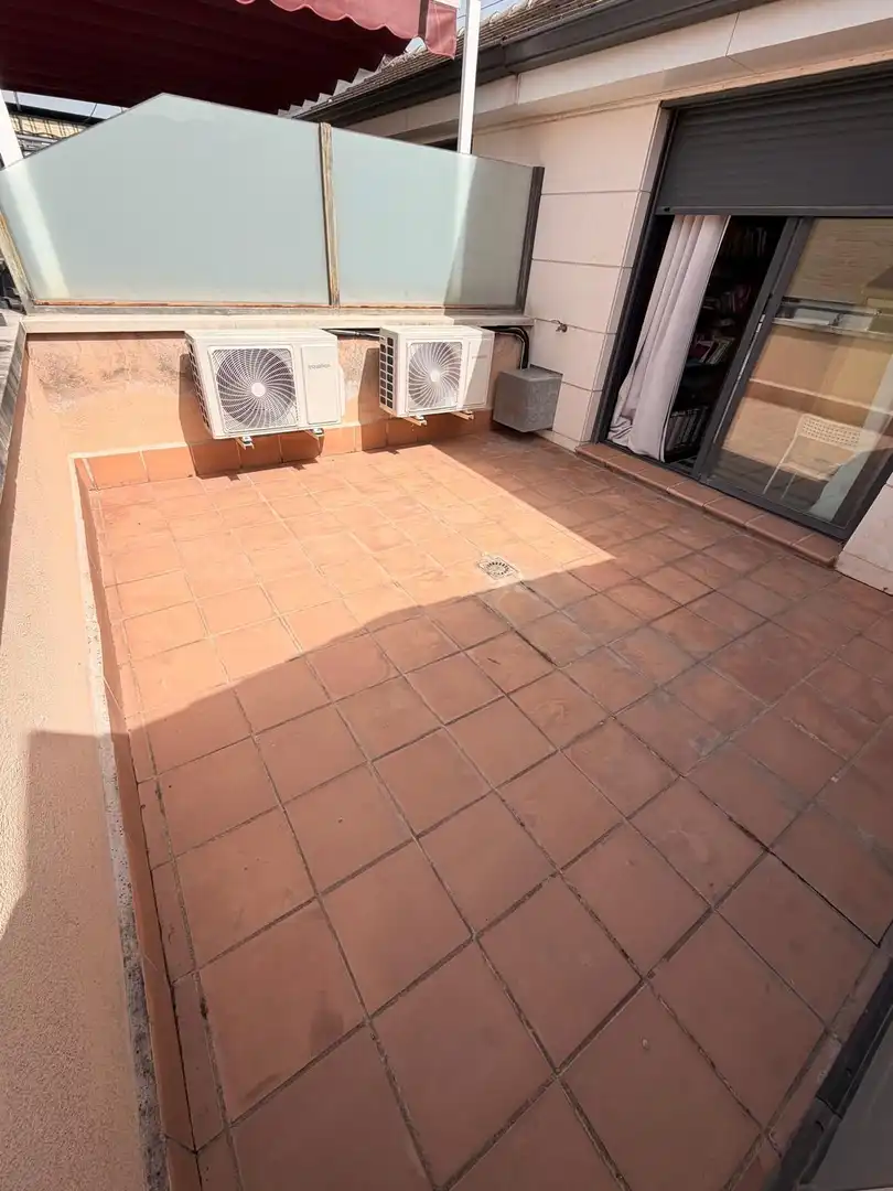 Terraza de Casa adosada en venta en Valdemoro con Aire acondicionado, Calefacción y Jardín privado