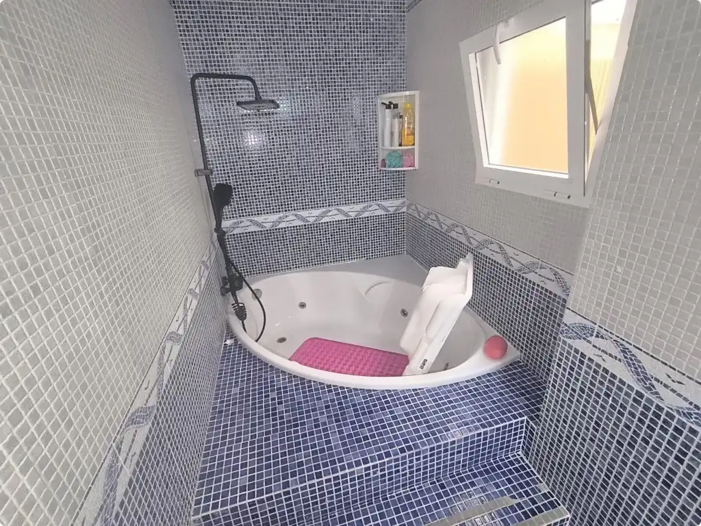 Baño de Casa o chalet en venta en Vilallonga / Villalonga con Aire acondicionado, Terraza y Amueblado
