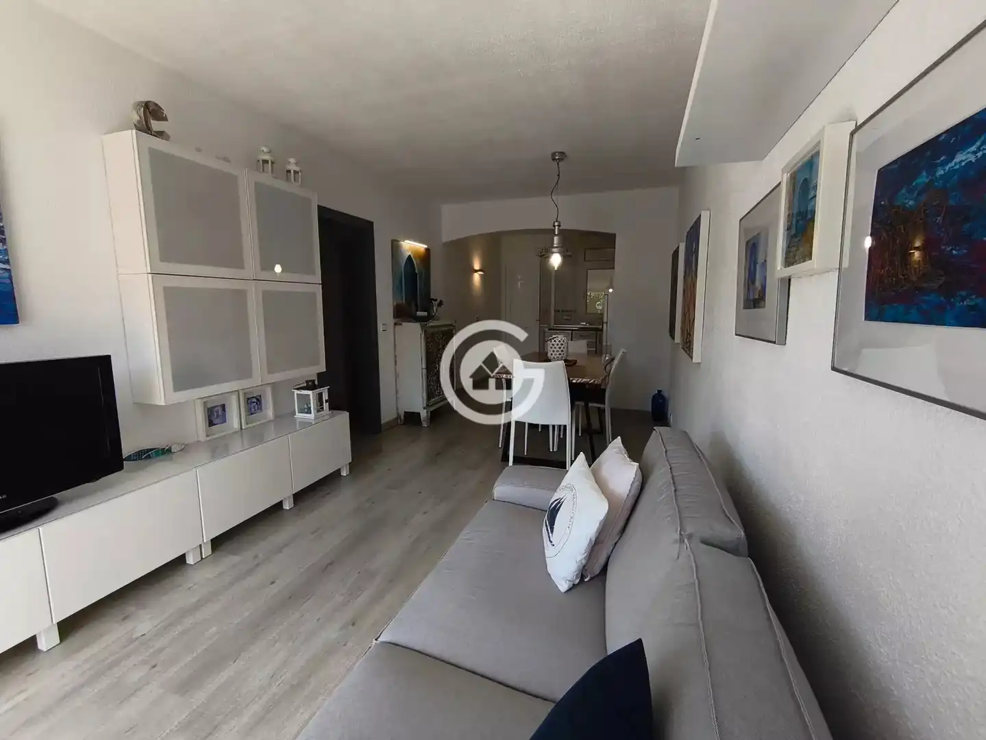 Sala de estar de Piso en venta en Palafrugell