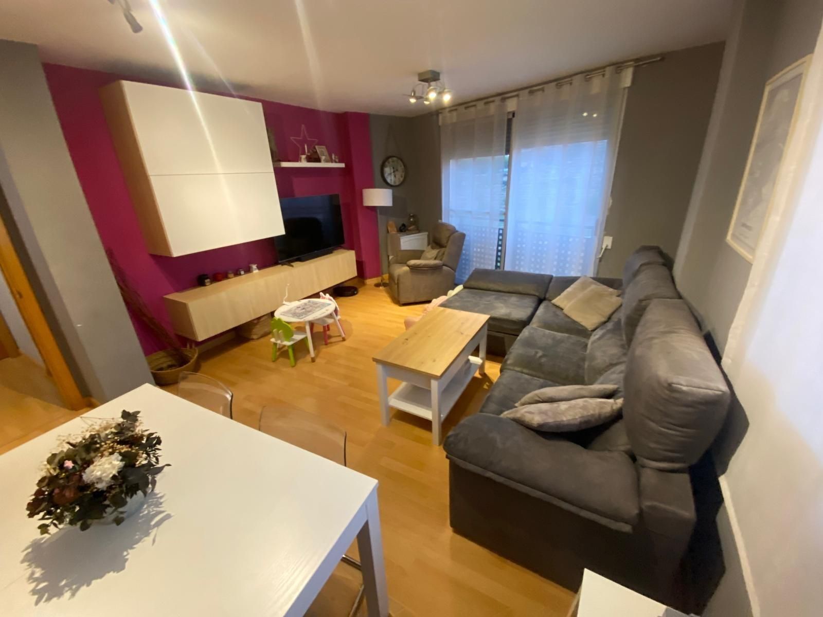 Sala d'estar de Àtic en venda en  Murcia Capital amb Aire condicionat, Jardí privat i Terrassa