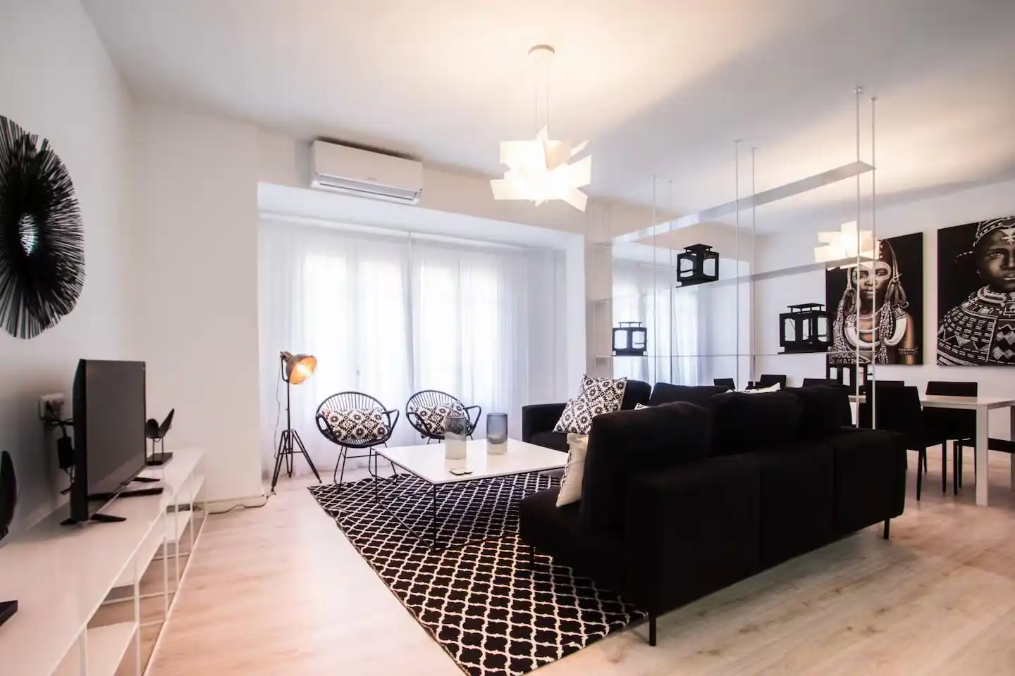 Wohnzimmer von Wohnung zur Miete in Viladecans mit Klimaanlage, Terrasse und Möbliert