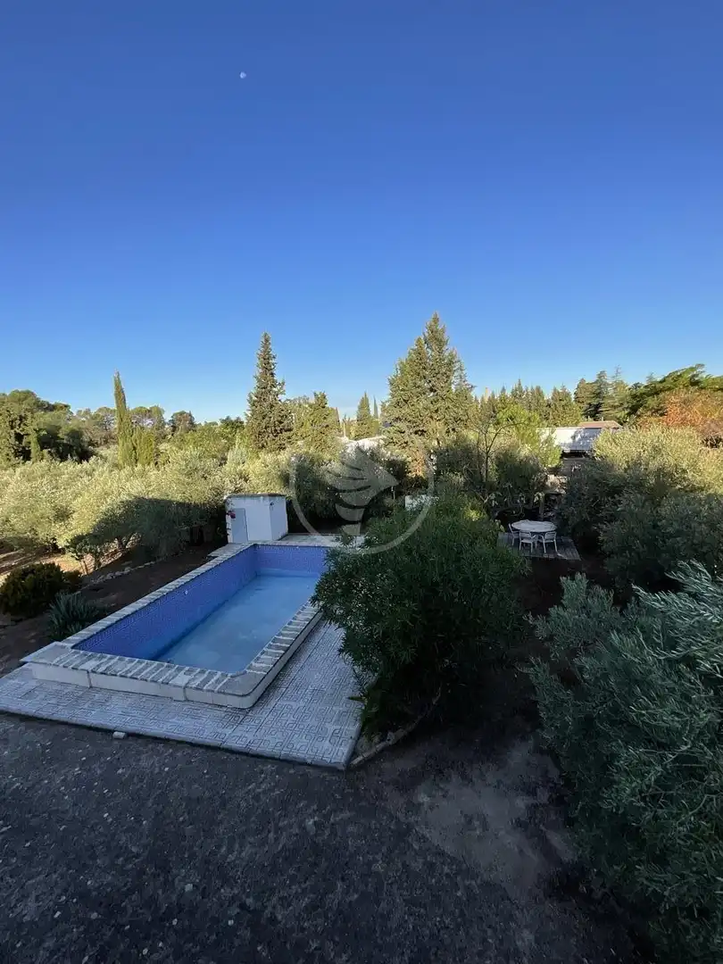 Jardín de Finca rústica en venta en Linares con Piscina