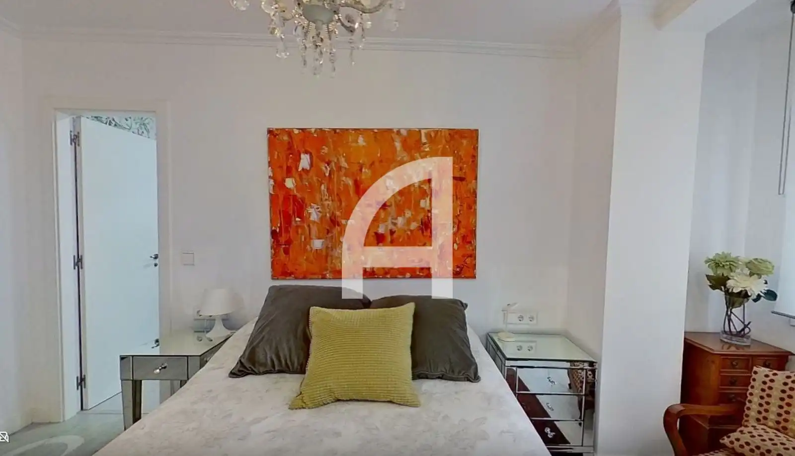 Bedroom of Flat for sale in Vigo   with Heating and Furnished