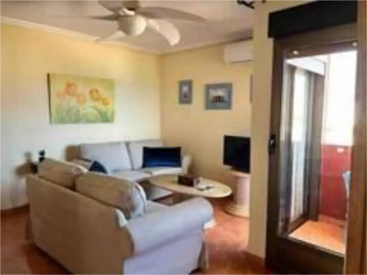 Wohnzimmer von Wohnung zur Miete in Pilar de la Horadada mit Klimaanlage und Balkon