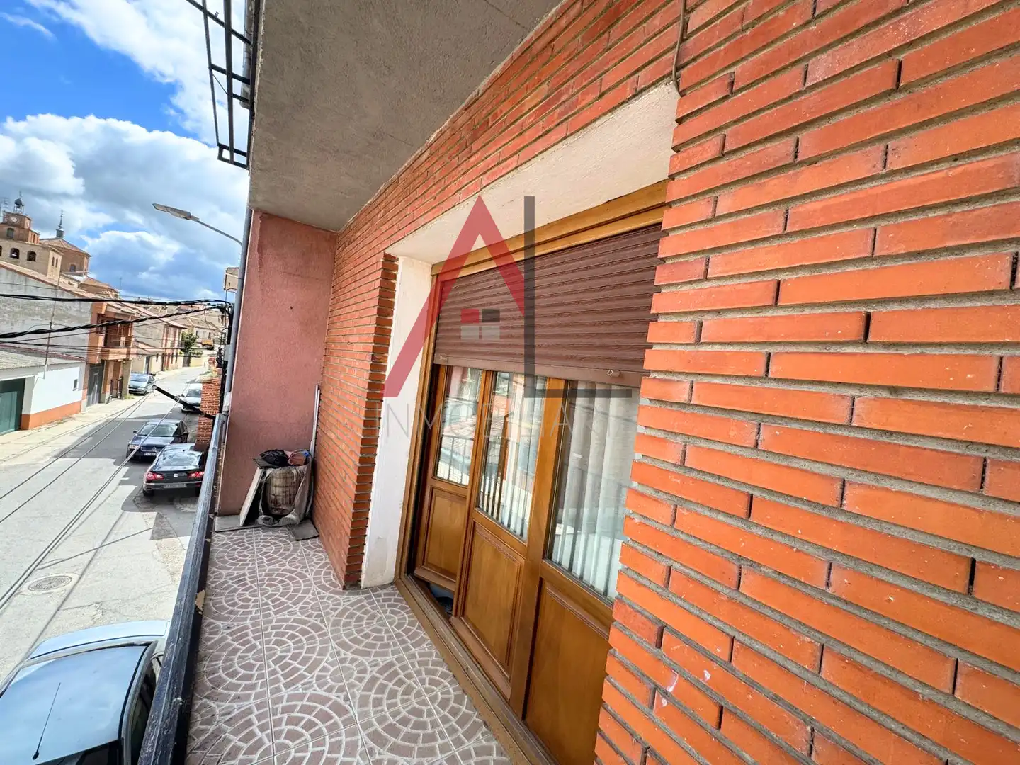 Vista exterior de Piso en venta en Nava de la Asunción con Terraza, Amueblado y Lavadora