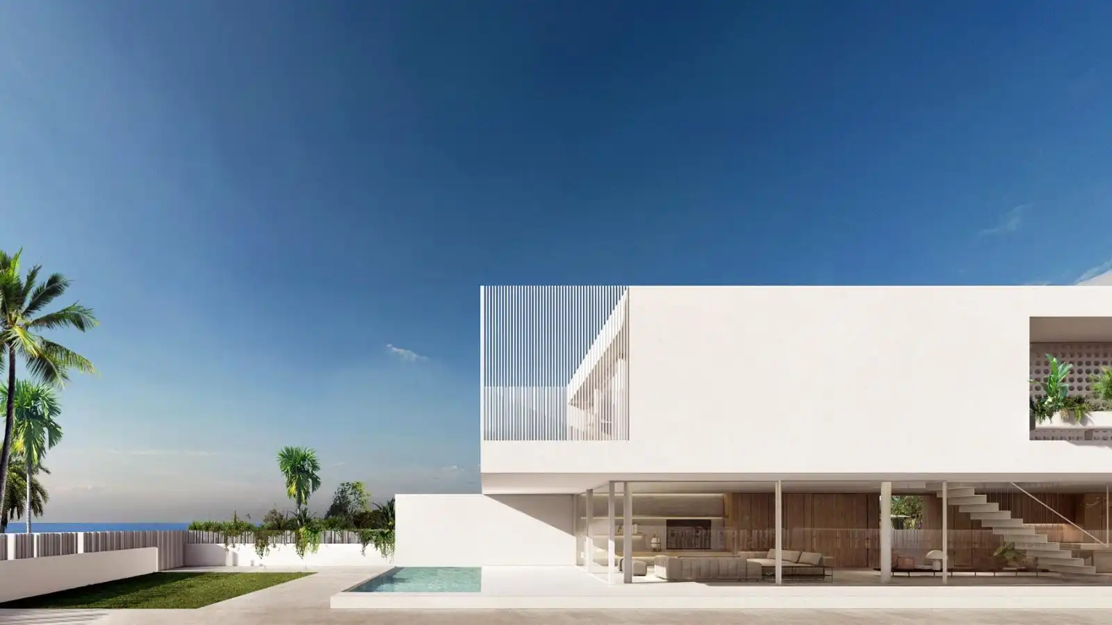 Exterior view of Houses for sale in Mojácar  with Air Conditioner, Private garden and Swimming Pool