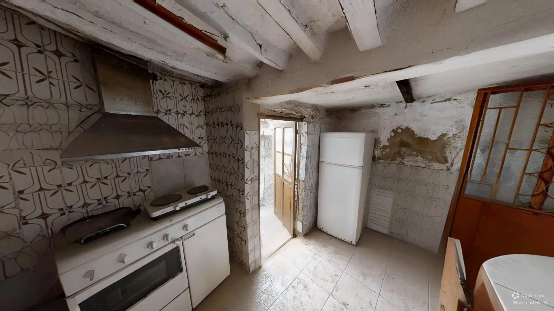 Cocina de Casa adosada en venta en Chinchilla de Monte-Aragón con Terraza y Amueblado