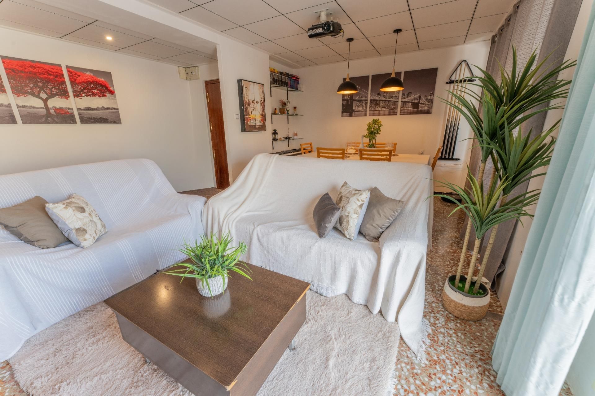 Sala d'estar de Pis en venda en Elche / Elx amb Balcó