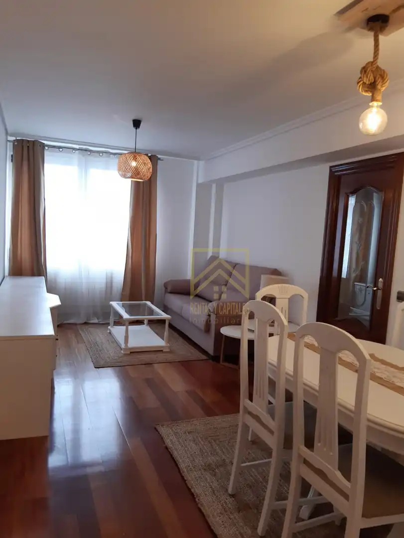 Living room of Flat for rent in Santander  with Heating and Parquet flooring