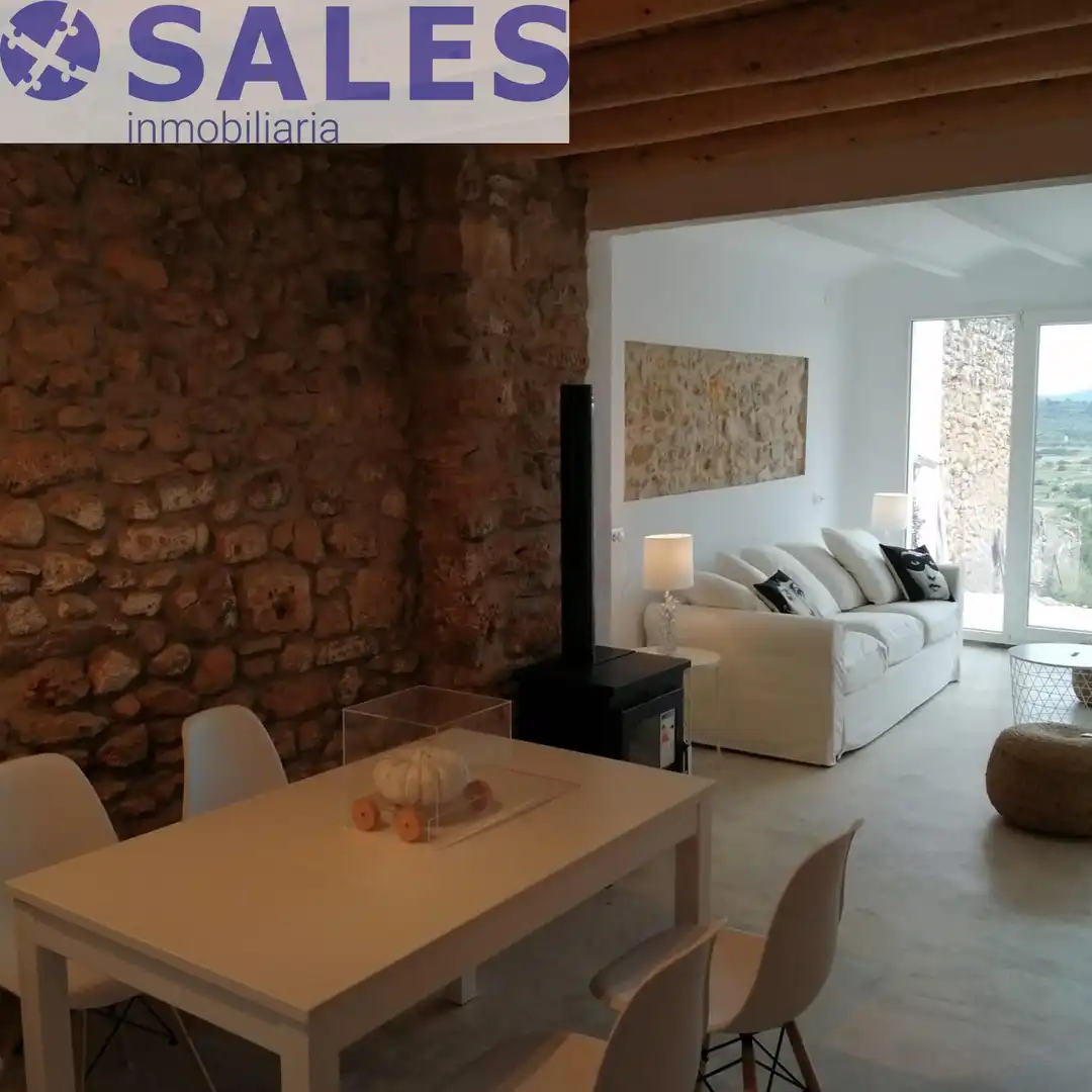 Sala de estar de Casa o chalet en venta en Canet lo Roig con Terraza y Balcón