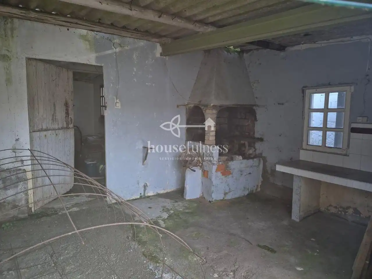 Cocina de Finca rústica en venta en Narón con Jardín privado y Piscina
