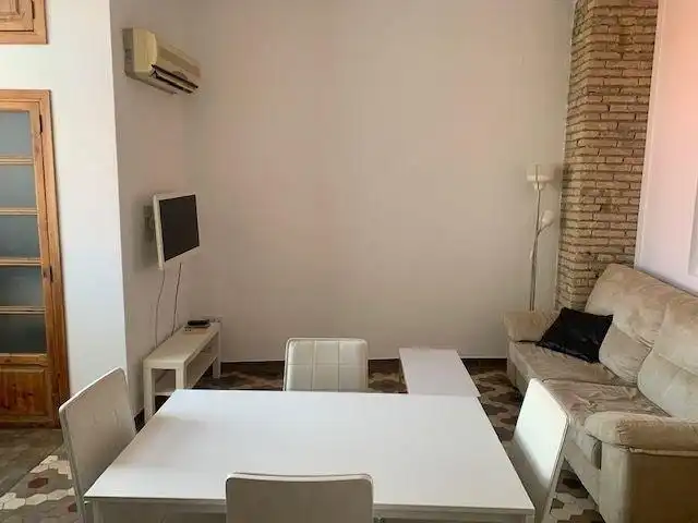 Sala de estar de Piso de alquiler en Valencia con Aire acondicionado, Amueblado y Balcón