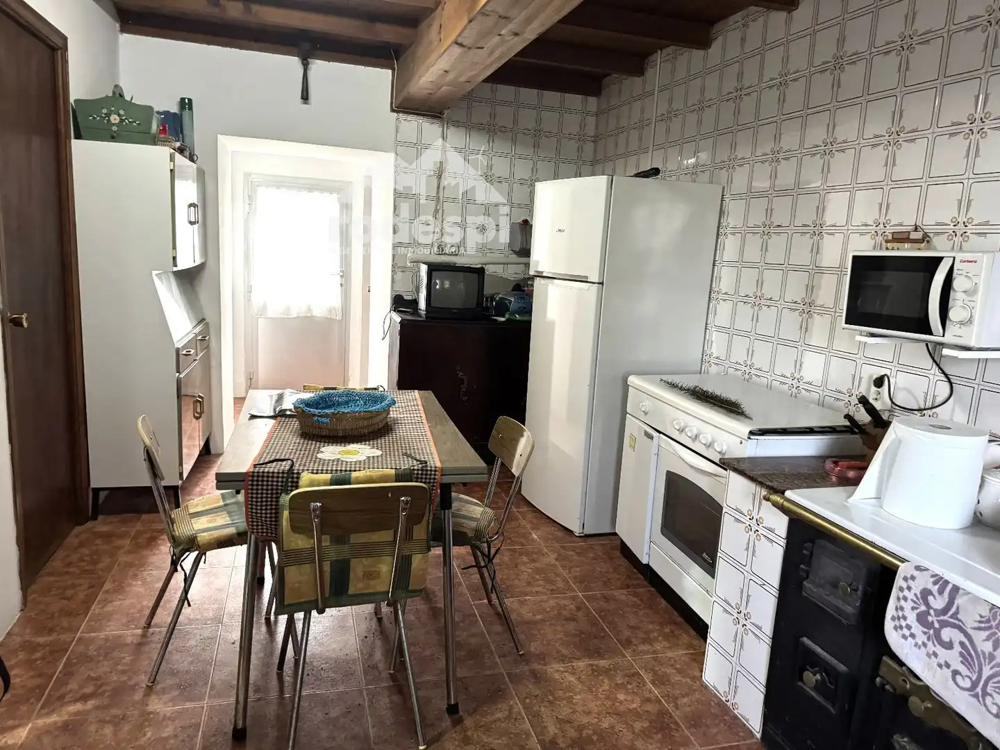 Kitchen of Houses for sale in A Cañiza    with Heating, Storage room and Furnished