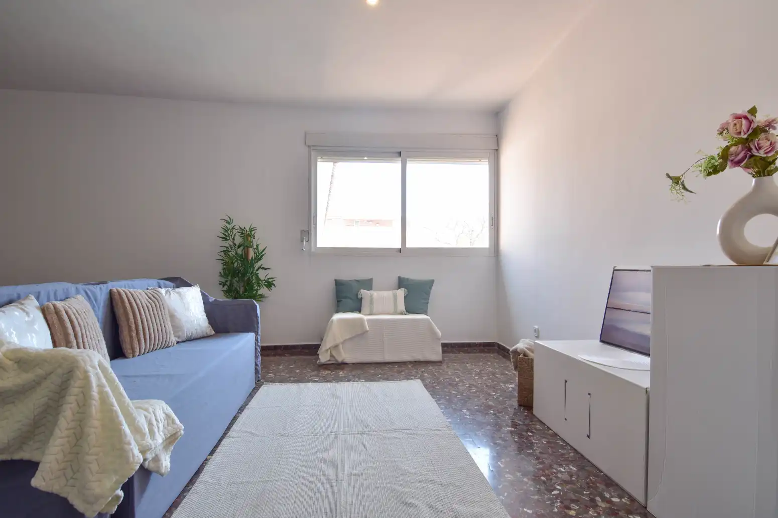 Sala d'estar de Àtic en venda en Museros amb Terrassa i Balcó
