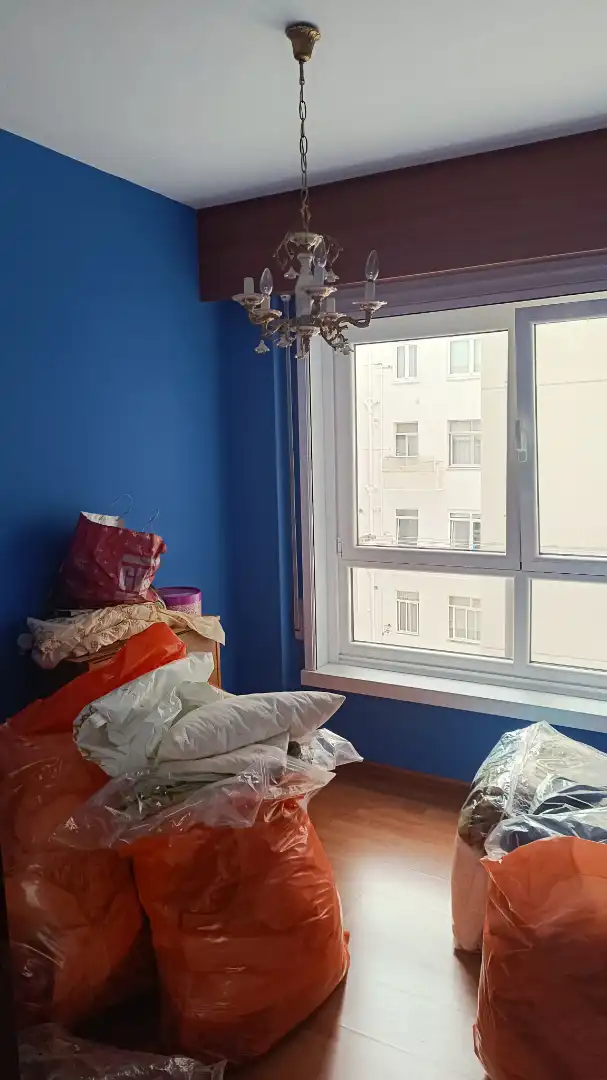 Bedroom of Flat for rent in A Coruña Capital   with Parquet flooring, Furnished and Oven