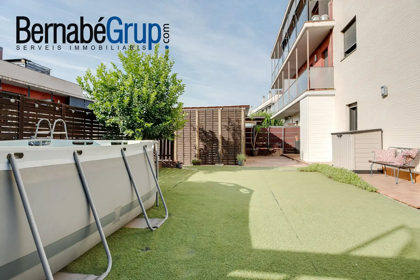 Garten von Wohnung zum Verkauf in Les Franqueses del Vallès mit Klimaanlage, Heizung und Privatgarten