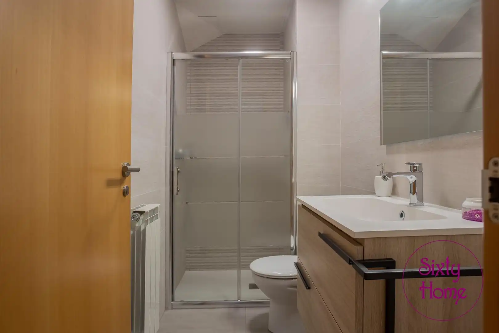 Baño de Dúplex en venta en Andorra (Teruel) con Calefacción, Jardín privado y Terraza